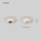 Arisha  Flush Mount Ceiling Light  White Living Room Bedroom