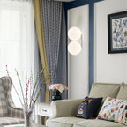 Valentina Indoor Wall Lamp Glass  Brass&White Living Room Bedroom