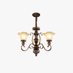 Arisha Retro Flower Pendant Light Metal Glass Living Room Bedroom