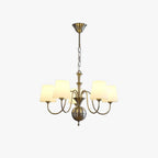 Silva Vintage Metal Glass Chandelier Study Bedroom