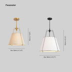 Ritta  Pendant Light  Fabric Dinging Room Modern Conical