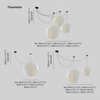 Ritta Pendant Light  Wabi-sabi Globe Paper