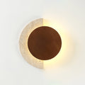 Coraeen Wall Light Demi-Lune in Travertine - Kingsley Beaumont