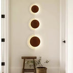 Coraeen Wall Light Demi-Lune in Travertine - Kingsley Beaumont