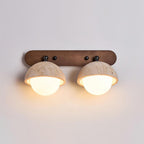 Gavilo Travertine Double Wall Lamp