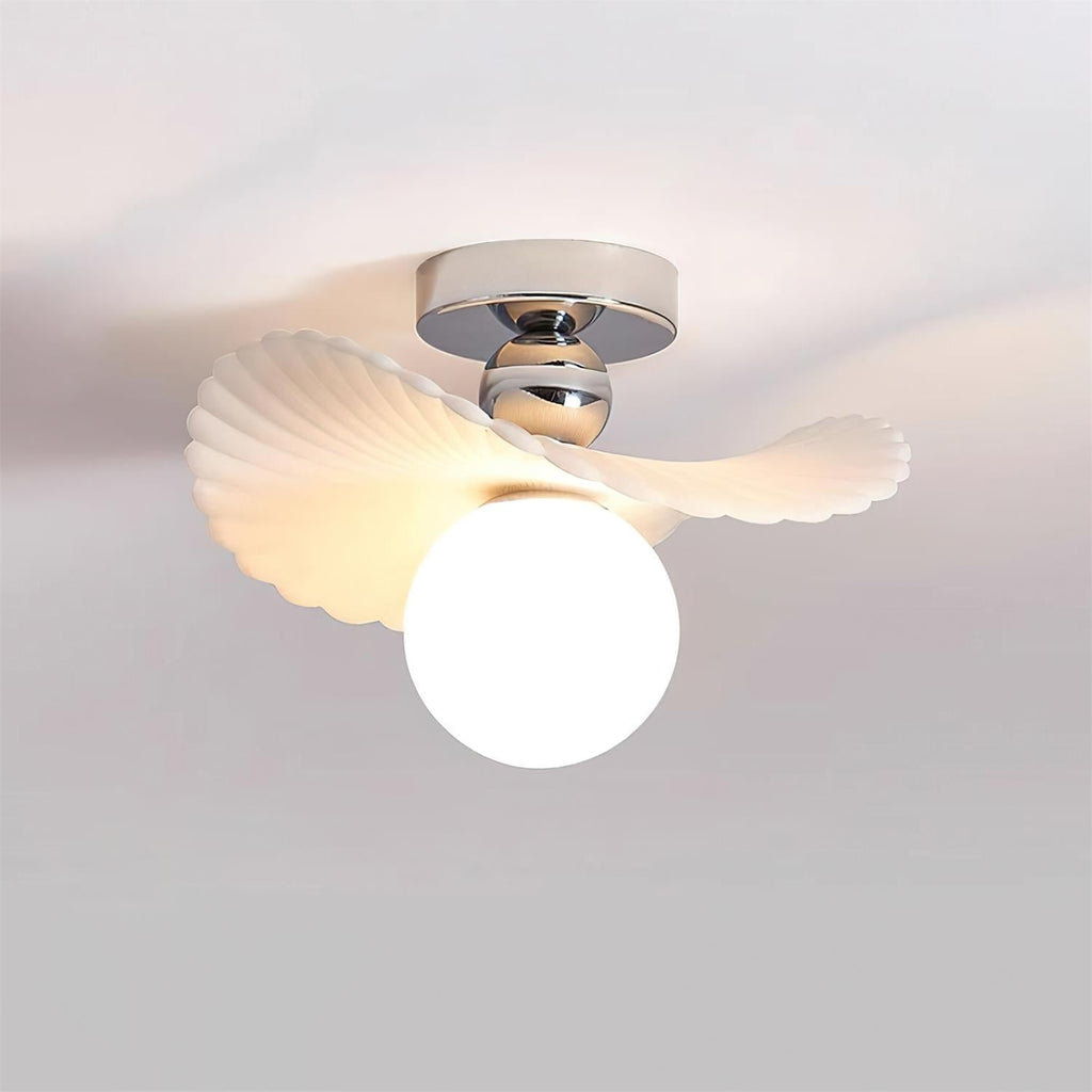 Ilyon Modern Winged Frosted Shade Ceiling Light