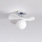 Ilyon Modern Winged Frosted Shade Ceiling Light