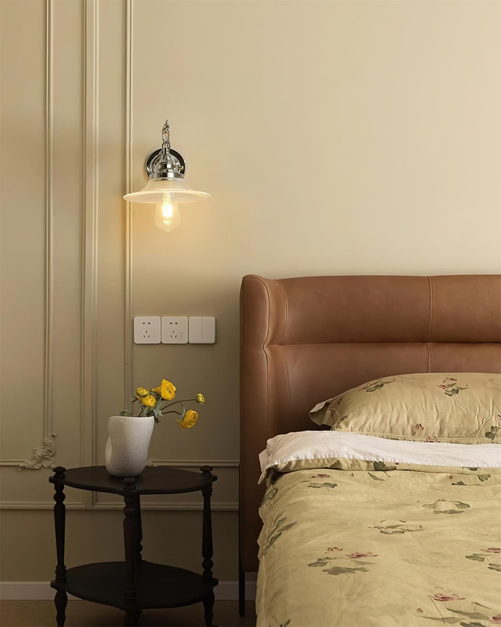 Perivo Polished Chrome Wall Lamp