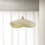 Ritta Wabi-Sabi Minimalisme Ripple Pendant Light, Resin&Metal