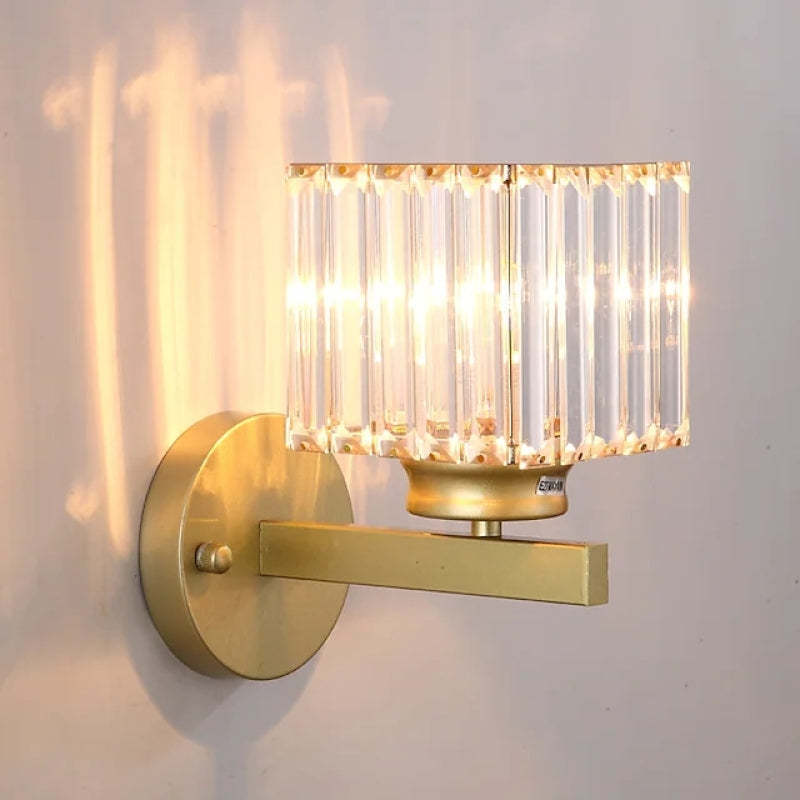 Arisha Modern LED Crystal Wall Lamp Square, Round