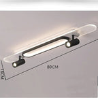 Aim Modern Rectangular LED Metal/ Ceiling Light, Black/White