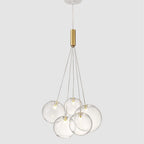 Valentina Glass Globe Bubble Pendant Light LED Stary