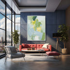 Wall Art Abstract Geometric Color Block
