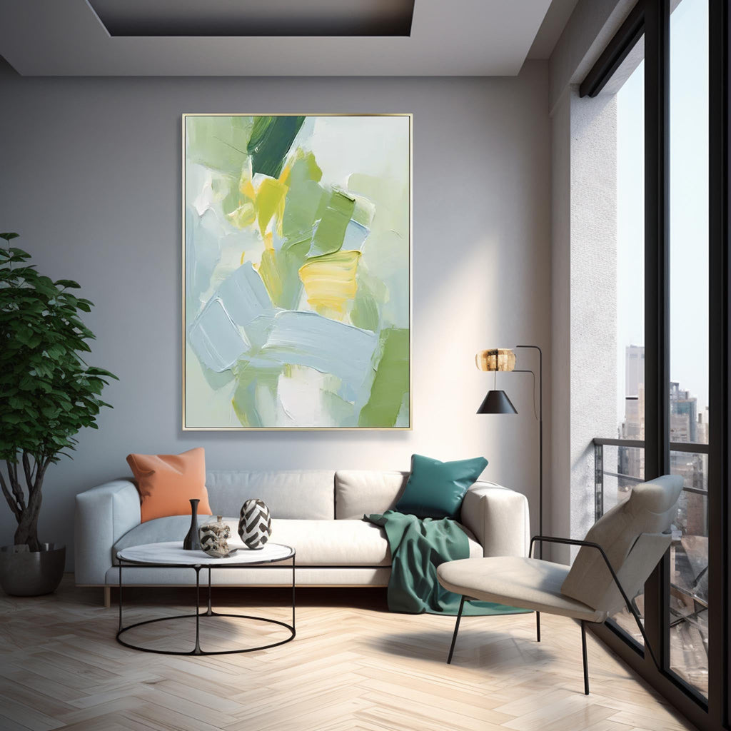 Wall Art Abstract Geometric Color Block