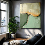 Wall Art Abstract Minimalist Riverside Landscape