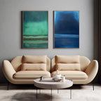 Minimalist Landscape Diptych Wall Art
