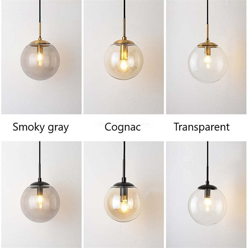 Valentina  Glass Ball Nordic LED Wall Reading Lamp Single Head