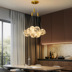 Valentina Glass Globe Bubble Pendant Light LED Stary