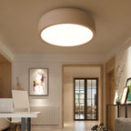Arisha Modern Dish Shaped Metal Ceiling Light, Black/White