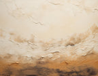 Earthy Toned Textured Landscape Oil Painting