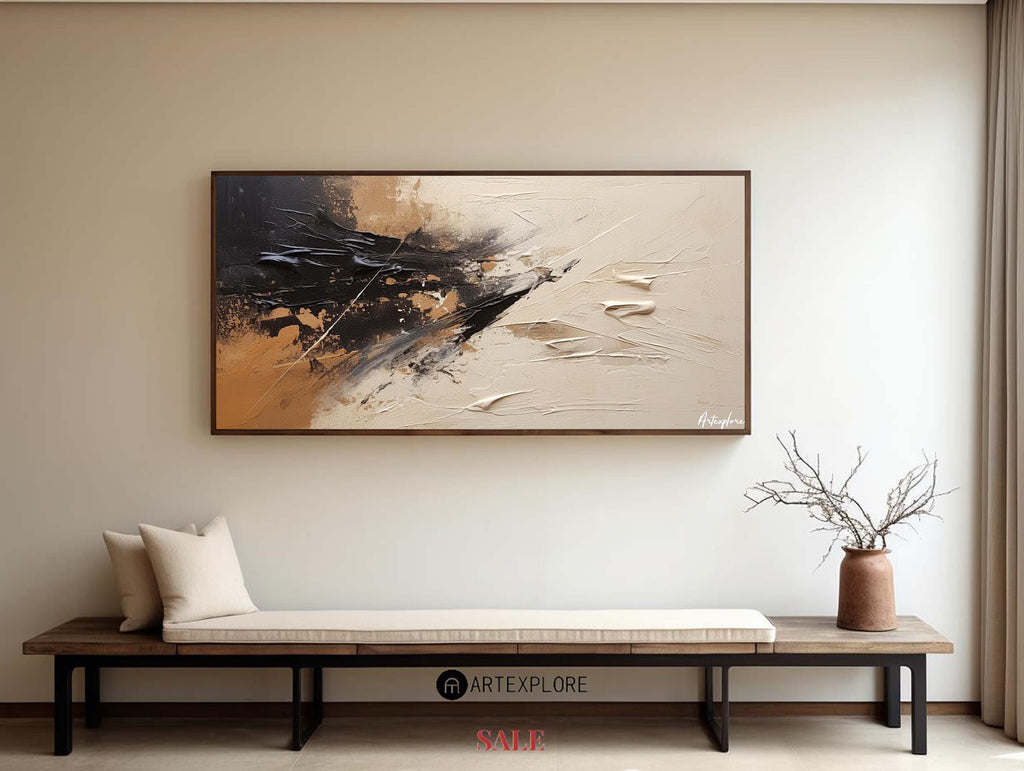 Dynamic Gestural Expressionist Painting