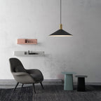 Aria Vintage Umbrella Monochrome Pendant Light