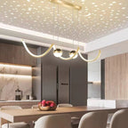 Arisha Nordic Globe Wavy Metal/ Pendant Light