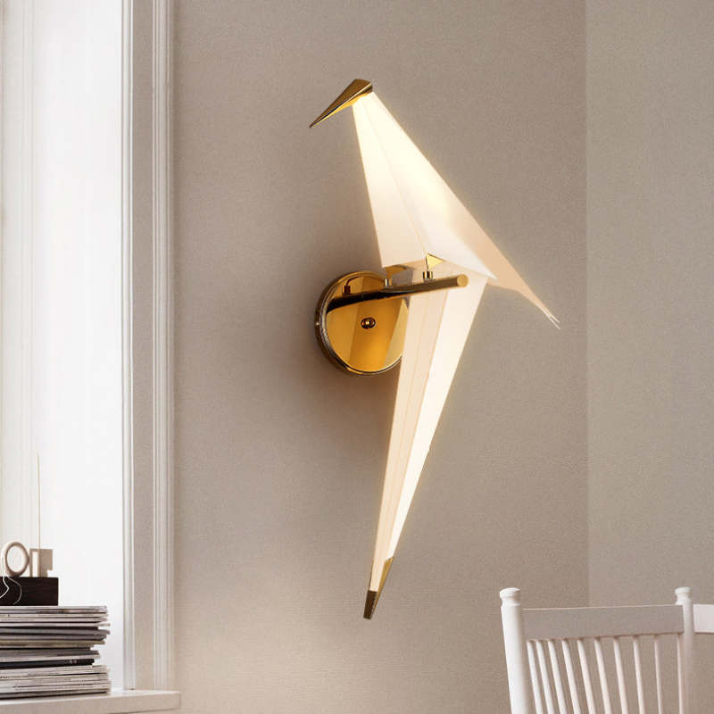 Arisha Wall Lamp Bird Vintage/Art-Deco, Metal/, Bedroom