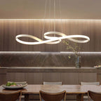 Durell Musical Note Pendant Light, Black & Gold