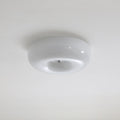 Afralia Ceiling Light Modern in Glass Tourbillonnant - ∅ 32 Cm X Height 10 Cm - White and Chromé