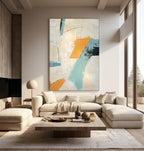 Textured Abstract Expressionist Oil Painting