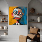 Expressionist Portrait Oil Painting