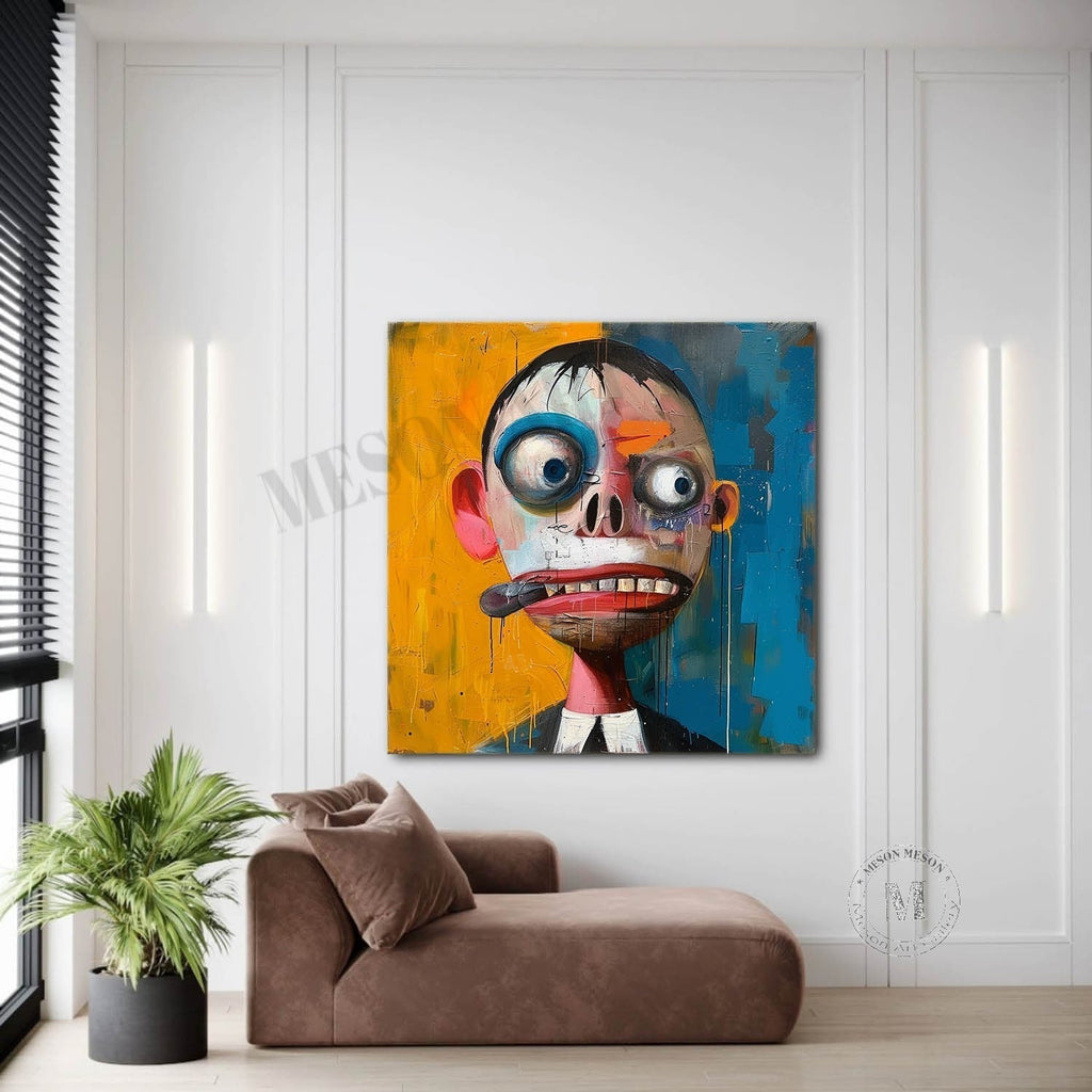 Expressionist Portrait Oil Painting
