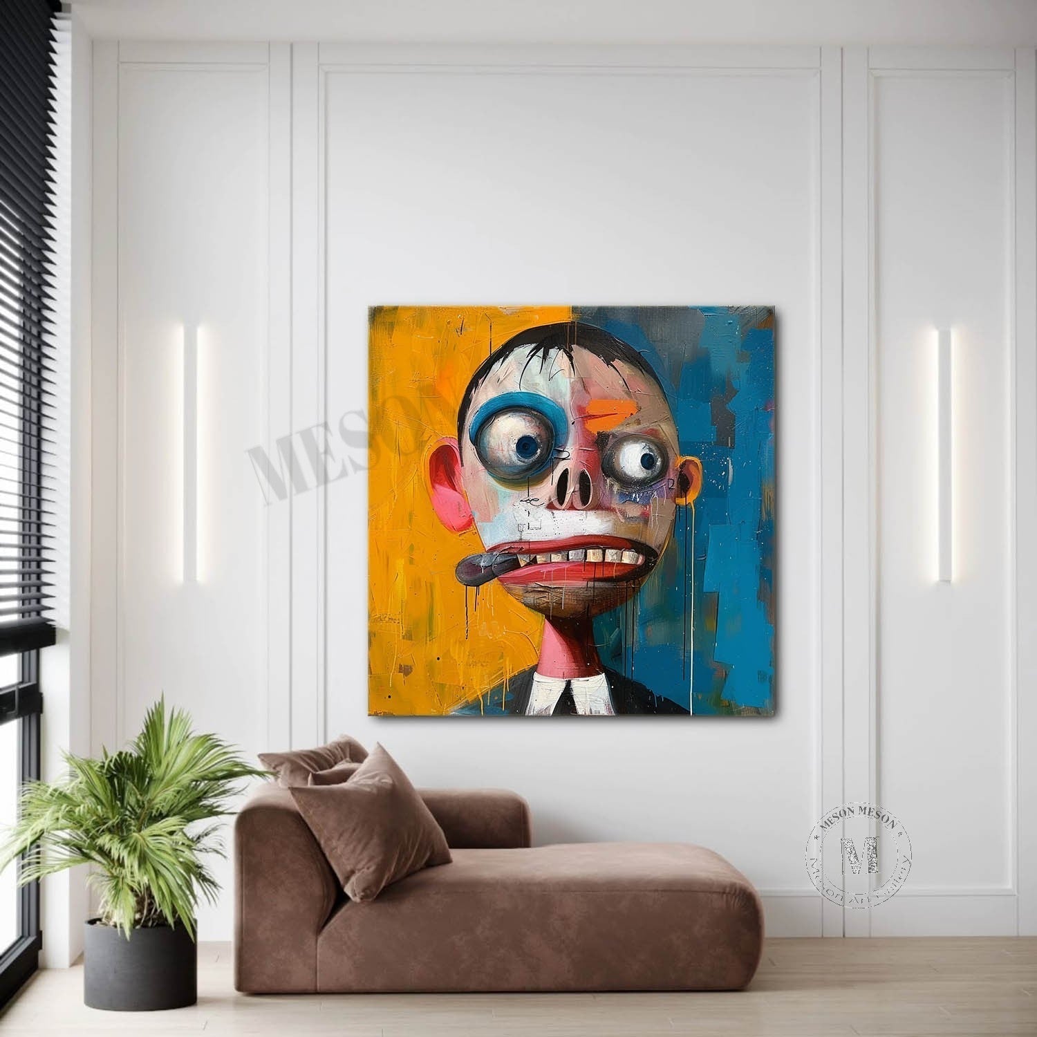 Expressionist Portrait Oil Painting