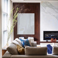 Light Gray Textured Abstract Wall Art Vertical