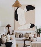 Organic Pebble Abstract Painting
