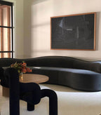 Monochrome Geometric Abstract Wall Art