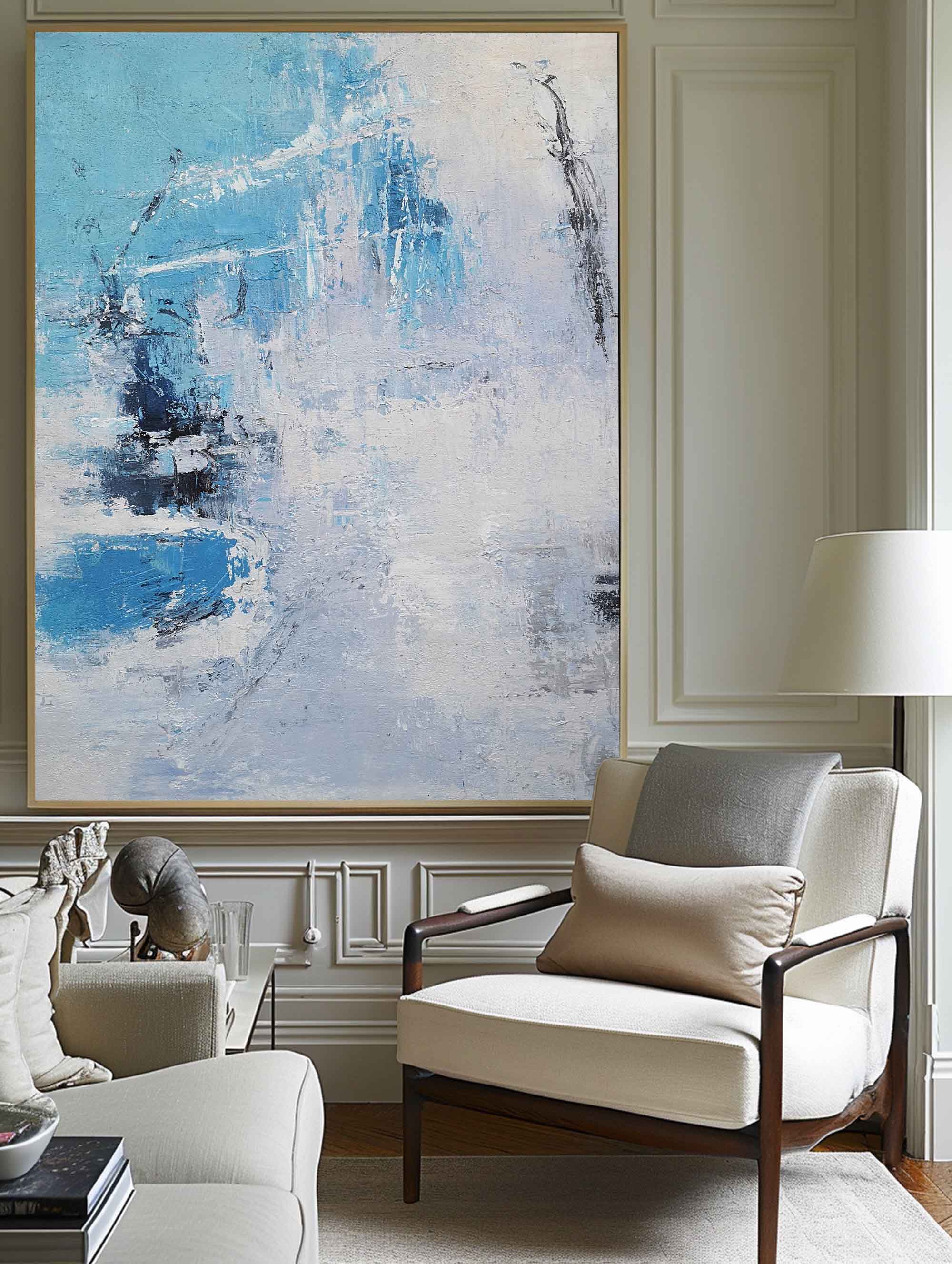 Fresh Breeze Oil Painting Hand Painted Vertical
