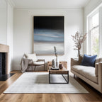 Gradient Abstract Wall Art Vertical Modern