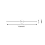 Wall Light Minimalist Linéaire Rod Double Accent Modern Style - 17
