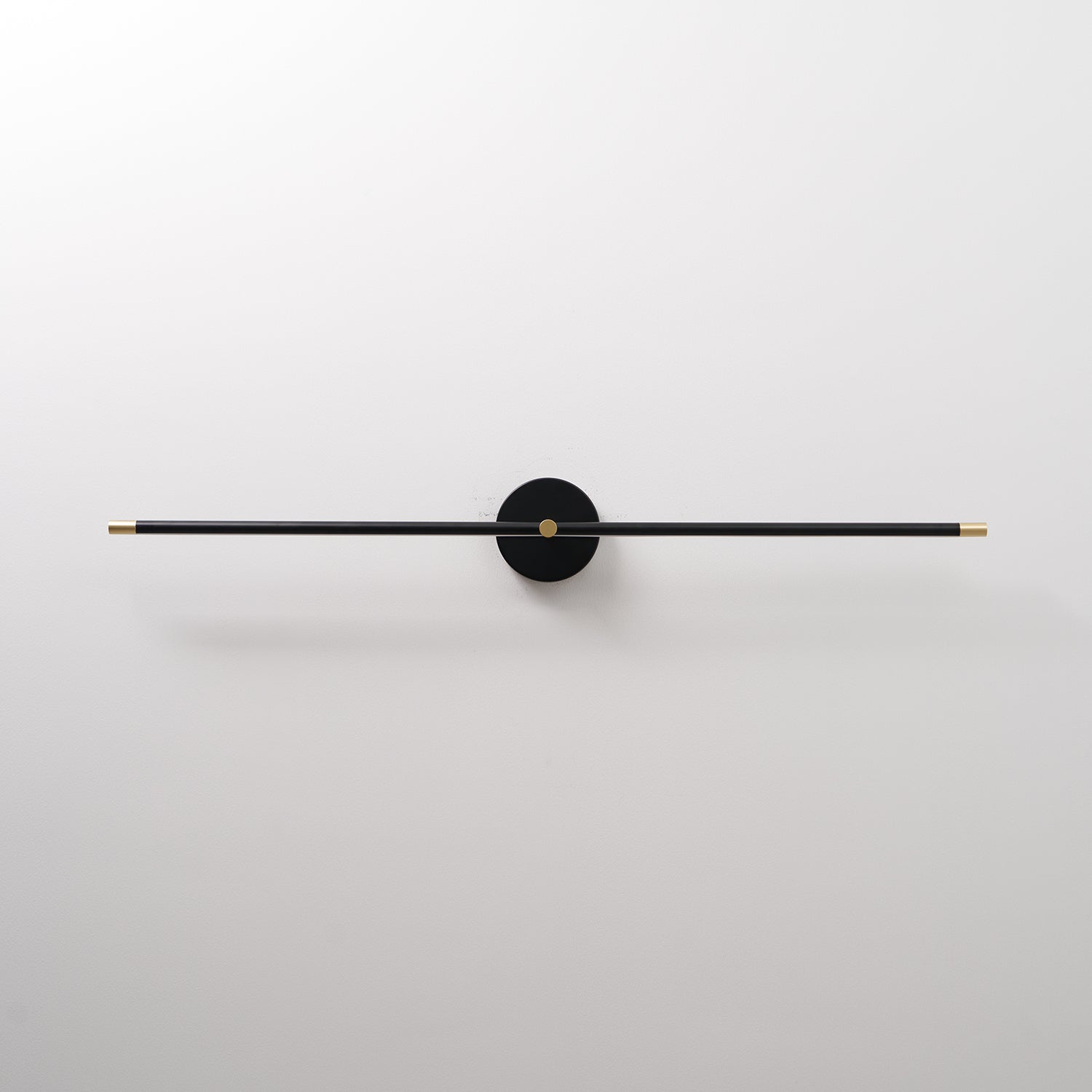 Wall Light Minimalist Linéaire Rod Double Accent Modern Style - Length 68 Cm X Height 5 Cm - Black - Light Warm
