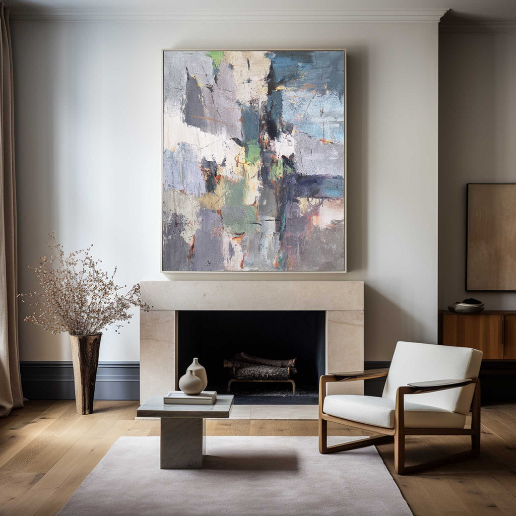 Atmospheric Abstract Landscape Painting