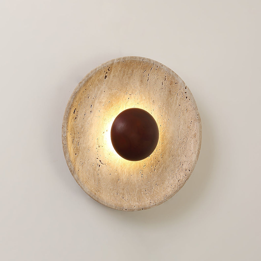 Aveny Wall Light Sun in Travertine - 14