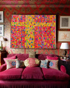 Wall Art Abstract Minimalist Bold Color