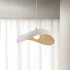Ritta Wabi-Sabi Minimalisme Ripple Pendant Light, Resin&Metal