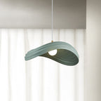 Ritta Wabi-Sabi Minimalisme Ripple Pendant Light, Resin&Metal