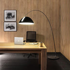 Avi Modrn Fishing Rod Metal Floor Lamp, Black