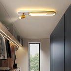 Aim Modern Ceiling Light Spotlight, Black/Gold