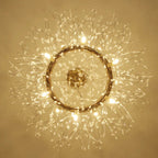 Arisha Modern Dandelion LED Pendant Light GoldCrystal Bedroom/Living Room