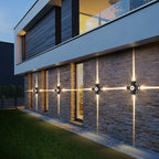 Ovelo Modern Waterproof Minimalist Cross Outdoor Wall Light Garden/Corridor